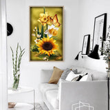Flower Butterfly 5D Full Drill Diamond Painting