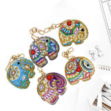 5pcs Elephant DIY Keychain