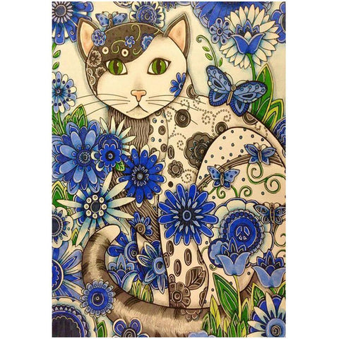 Cat-Full Drill Diamond Painting