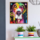 Dog Full Drill-Diamond Painting