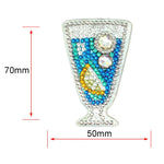 4pcs Soft Drink DIY Keychain