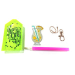4pcs Soft Drink DIY Keychain