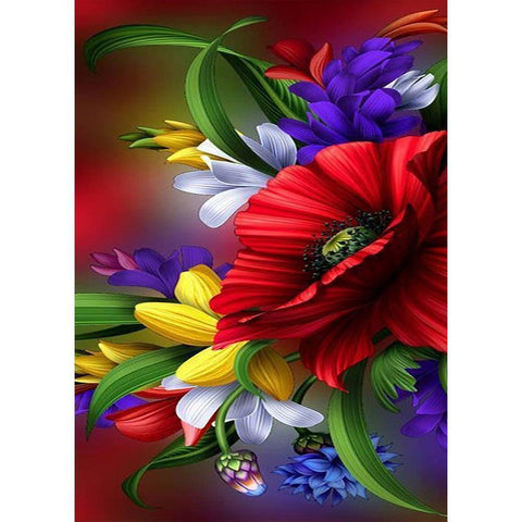 Flowers-Full Drill Diamond Painting