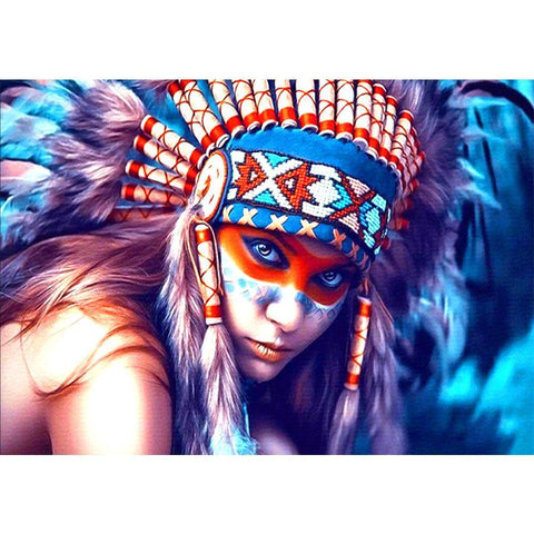 Wolf Girl-Full Drill Diamond Painting