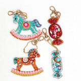 4pcs Trojan Candy DIY Keychain