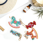 4pcs Trojan Candy DIY Keychain