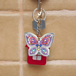 5pcs Butterfly DIY Keychain