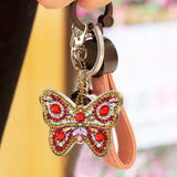5pcs Butterfly DIY Keychain