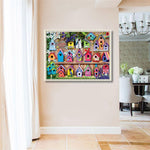 Colorful House-Full Drill Diamond Painting