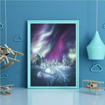 Aurora Scenery-Full Drill Diamond Painting