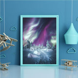Aurora Scenery-Full Drill Diamond Painting