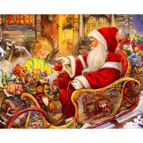 Santa Claus-Full Drill Diamond Painting