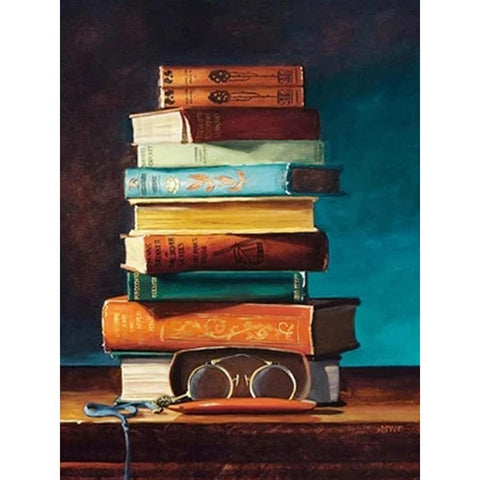 Bookshelf-Full Drill Diamond Painting