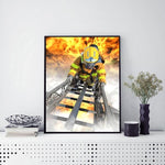 Fire Fighter-Full Drill Diamond Painting