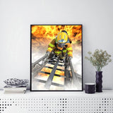 Fire Fighter-Full Drill Diamond Painting