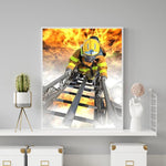 Fire Fighter-Full Drill Diamond Painting