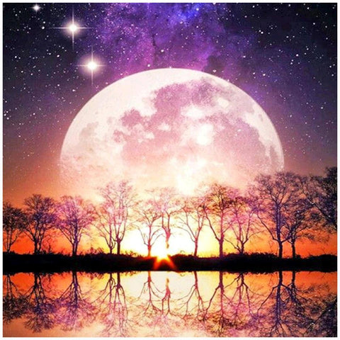 Moon-Full Drill Diamond Painting