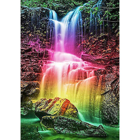 Rainbow Waterfall - Full Drill Diamond Painting