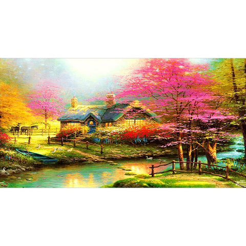 Scenery - Full Drill Round Drill - 55x100cm