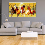 Horse - Full Drill Round Drill - 55x100cm