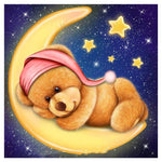 Moon Bear  - Full Drill Diamond Painting