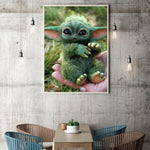 Yoda - Full Diamond Painting - 30x40cm