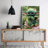Yoda - Full Diamond Painting - 30x40cm