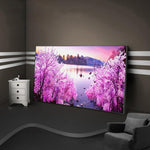Seaside Plants - Full Drill Round Drill - 100x50cm
