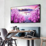 Seaside Plants - Full Drill Round Drill - 100x50cm