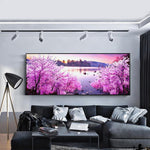 Seaside Plants - Full Drill Round Drill - 100x50cm