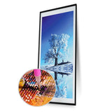 Snow Tree Reflection - Full Drill Round Drill - 45x85cm