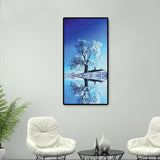 Snow Tree Reflection - Full Drill Round Drill - 45x85cm