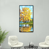Swan Lake - Full Drill Round Drill - 45x85cm