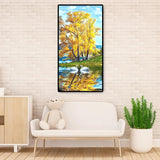 Swan Lake - Full Drill Round Drill - 45x85cm