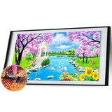 Swan Lake - Full Drill Round Drill - 100x50cm