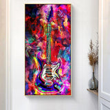 Guitar - Full Drill Round Drill - 45x85cm