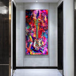 Guitar - Full Drill Round Drill - 45x85cm