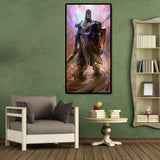 Cartoon Warrior - Full Drill Round Drill - 45x85cm