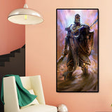 Cartoon Warrior - Full Drill Round Drill - 45x85cm