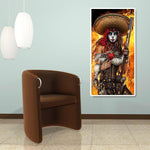 Pirate Portrait - Full Drill Round Drill - 45x85cm
