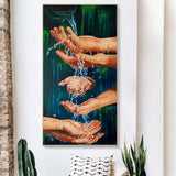 Handation - Full Drill Round Drill - 45x85cm