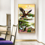 Soaring Eagle - Full Drill Round Drill - 45x85cm