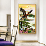 Soaring Eagle - Full Drill Round Drill - 45x85cm