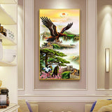 Soaring Eagle - Full Drill Round Drill - 45x85cm