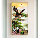 Soaring Eagle - Full Drill Round Drill - 45x85cm