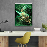 Movie Role Yoda  - Full Drill Round Drill - 40x50cm