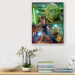 Movie Role Yoda  - Full Drill Round Drill - 40x50cm