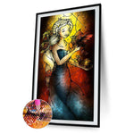 Girl - Full Drill Round Drill - 45x85cm
