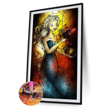 Girl - Full Drill Round Drill - 45x85cm