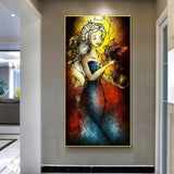 Girl - Full Drill Round Drill - 45x85cm